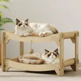 고양이 2층 스크래쳐 침대