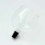 우아하게 캠핑 감성 맥주 병나발 병에 꽂는 와인잔