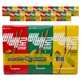 롯데 빼빼로 3번들 123g x 10개