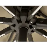 쏠브리즈 태양광 LED 대형 파라솔 3000 받침대 포함