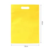 컬러 부직포 가방 10p(30x40cm) (옐로우) 쇼핑백