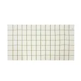 뽀송데이 30수 코튼 바스타월 70x140cm 체크 화이트