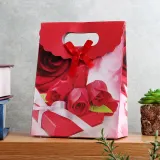 로즈 리본 선물백 10p세트 선물포장 종이가방