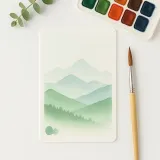 아트페이퍼 캘리 양면 무지 종이카드 100매 7x11cm