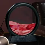슬로우 모래멍 샌드 아트 액자 (블랙+레드) 모래액자