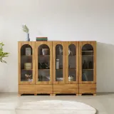 디포랙 아치형 서랍 유리 장식장 400 M2161