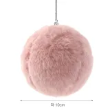 핑크블라썸 패브릭 장식볼 2P(10cm) (복슬폼폼이)