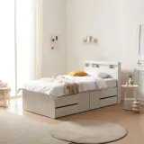 디포랙 LED 높은 멀티 수납 침대 SS (매트리스미포함)