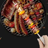 간편 슬라이드 바비큐 꼬치 5p세트 그릴 캠핑꼬치
