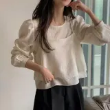 여리핏 시스루 투피스 세트