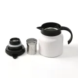 티웨어 이중진공 보온주전자(750ml) (화이트) 티포트