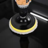 전동드릴 극세사 광택패드 3p 차량 왁싱패드 12.5cm
