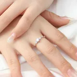 [비쥬홀릭] 실버925 백금도금 메리샤인 오픈링 반지