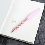 캔디롤 깃털 볼펜 / 젤잉크 깃펜