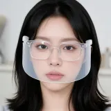 안면 투명 가림막 얼굴 바이저 안경형 비말 차단막 안면부 페이스쉴드