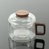 클래식 내열유리 티머그 200ml 미니 손잡이 유리컵