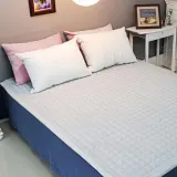 피치 스킨 극세사 카페트 이불 매트 침대 패드 Q SS