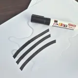 8mm 방수 유성 블랙 마카펜 작업용 마커 매직 검정 물류 문구 사무 보드 미킹 펜 실 택배 용 매직