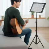 보면대 악보 휴대용 거치대 접이식 받침대 스탠드 3단
