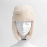 풍성한 귀달이 군밤모자(아이보리)/ 방한 트루퍼햇