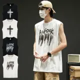 [수정검증] 여름 반민소매 모던 스트릿 티셔츠 BM-034
