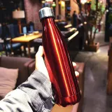 스텔라 진공 보온병 500ml/ 스텐 레드 보냉병