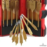 휴대용케이스 티타늄코팅 목공용 드릴날 7pcs 세트