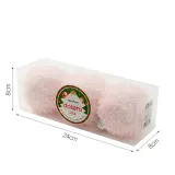 핑크블라썸 패브릭 장식볼 3p(8cm) (뽀글폼폼이)