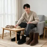 남성 부츠 겨울 털안감 미들 캐주얼 스웨이드 출근길 방한용 겨울나들이