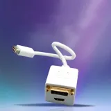 맨하탄 Mini DVI 선택분배기 영상분배기 출력 공유기