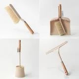 아스키 우드 청소도구 빗자루 바닥솔 유리닦이 변기솔