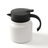 티웨어 이중진공 보온주전자(750ml) (화이트) 티포트