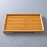 대나무 사각 쟁반(중) (33x22cm) 나무쟁반