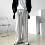 데일리 남자 바지 루즈핏 허리밴딩 에어 와이드 팬츠