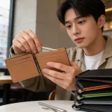 머니클립 가죽 골프지갑 남성용 포켓 카드지갑 슬림 필드라운딩 라운딩