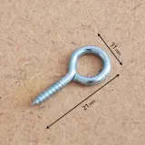 50p 원형고리 나사(21mm) 원형 걸이나사못