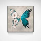인테리어 입체 나비 캔버스 그림액자(80cm*80cm)
