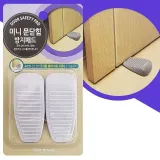 문고정대 도어스토퍼 소음완화 충격방지패드 2P