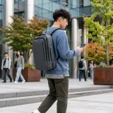 요크 USB충전 확장 백팩 캐주얼 직장인 대학생 노트북