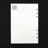 채움 6공 데일리 플랜 스케줄 다이어리 속지 A5 180매