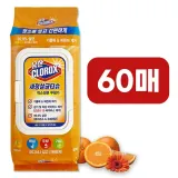 유한 세정살균티슈(60매 오렌지퓨전) 청소용티슈 주방