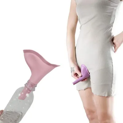 서서 볼일 휴대용 간이 여성 소변기 캠핑 여성 환자