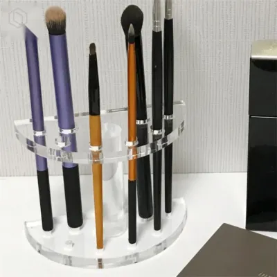 반원형 아크릴 메이크업 브러시 홀더 화장품보관함 메이크업액세서리 화장브러시홀더