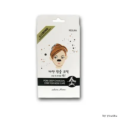 네슈라 스킨후리 까만 참숯 코팩 8매 -TJ/코팩/참숯/