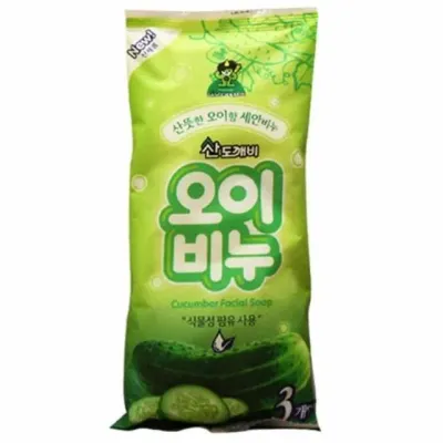 산도깨비오이비누3개입 사우나비누 욕실비누 비누세트