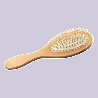 헤어 브러쉬 원목 쿠션 휴대용 빗 두피 마사지 드라이 뿌리볼륨 돈모