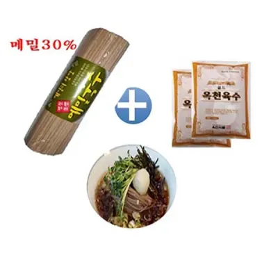 메밀국수1kgx1개+육수350gx5봉(7인분 물막국수)