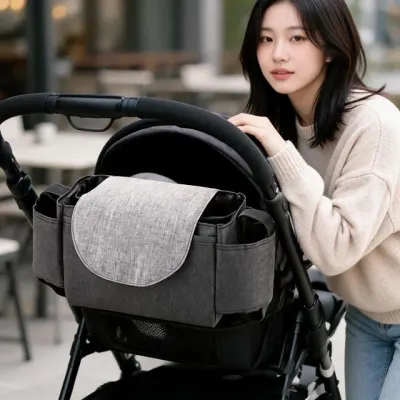 유모차 가방 기저귀 수납 포켓 걸이 정리함 유아 외출 용품 산책 나들이 보조