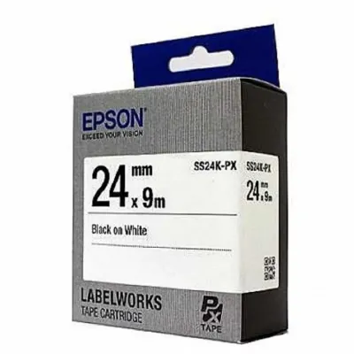 엡손 라벨테이프 SS24KPX 흰색 24mmX9M 박스 (120개입) 엡손라벨용지 EPSON라벨지 엡손라벨지