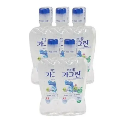 어린이 가그린 가글 구강청결제 사과맛 380ml x 5개
